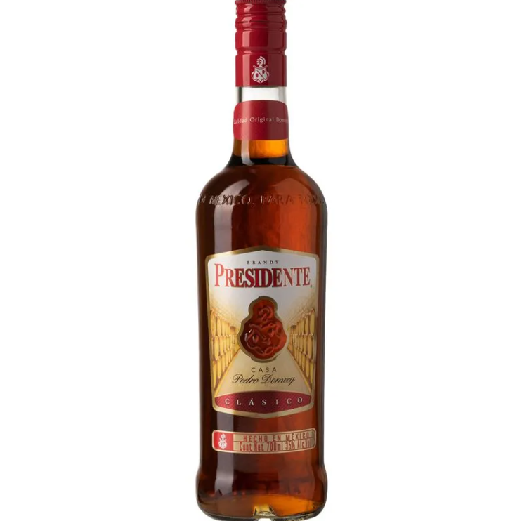 Brandy Presidente Clasico - 700 Ml