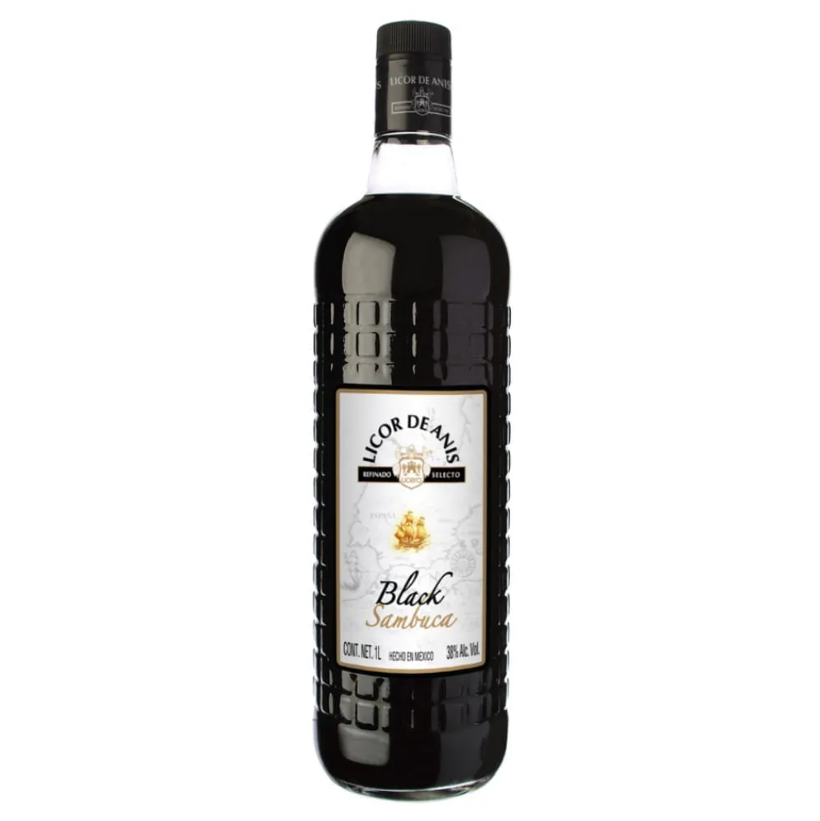 Licor De Anis Ucero Black Sambuca - 1 L