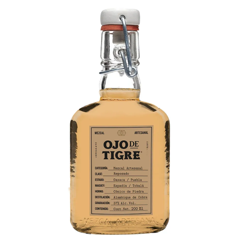 Mezcal Artesanal Ojo De Tigre Reposado - 200 Ml