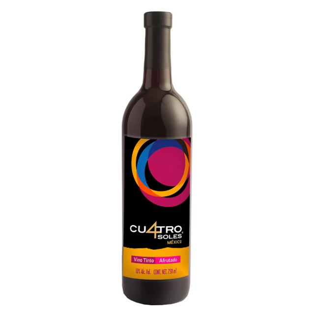 Vino Blanco Cu4Tro Soles Afrutado - 750 Ml