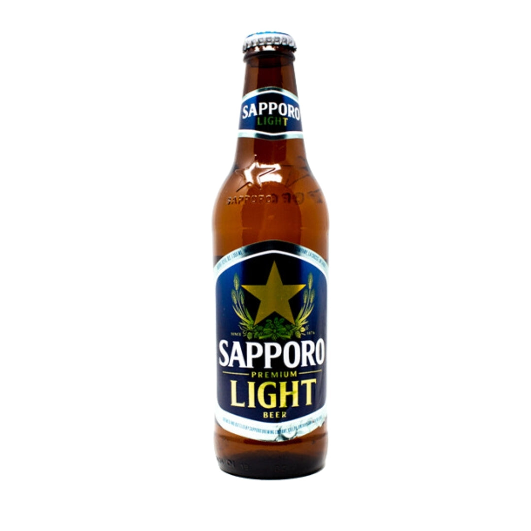 Sapporo Beer Light Beer Bottle - 355 Ml