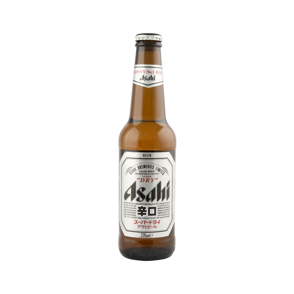 Cerveza Asahi Super Dry Vidrio - 330 Ml
