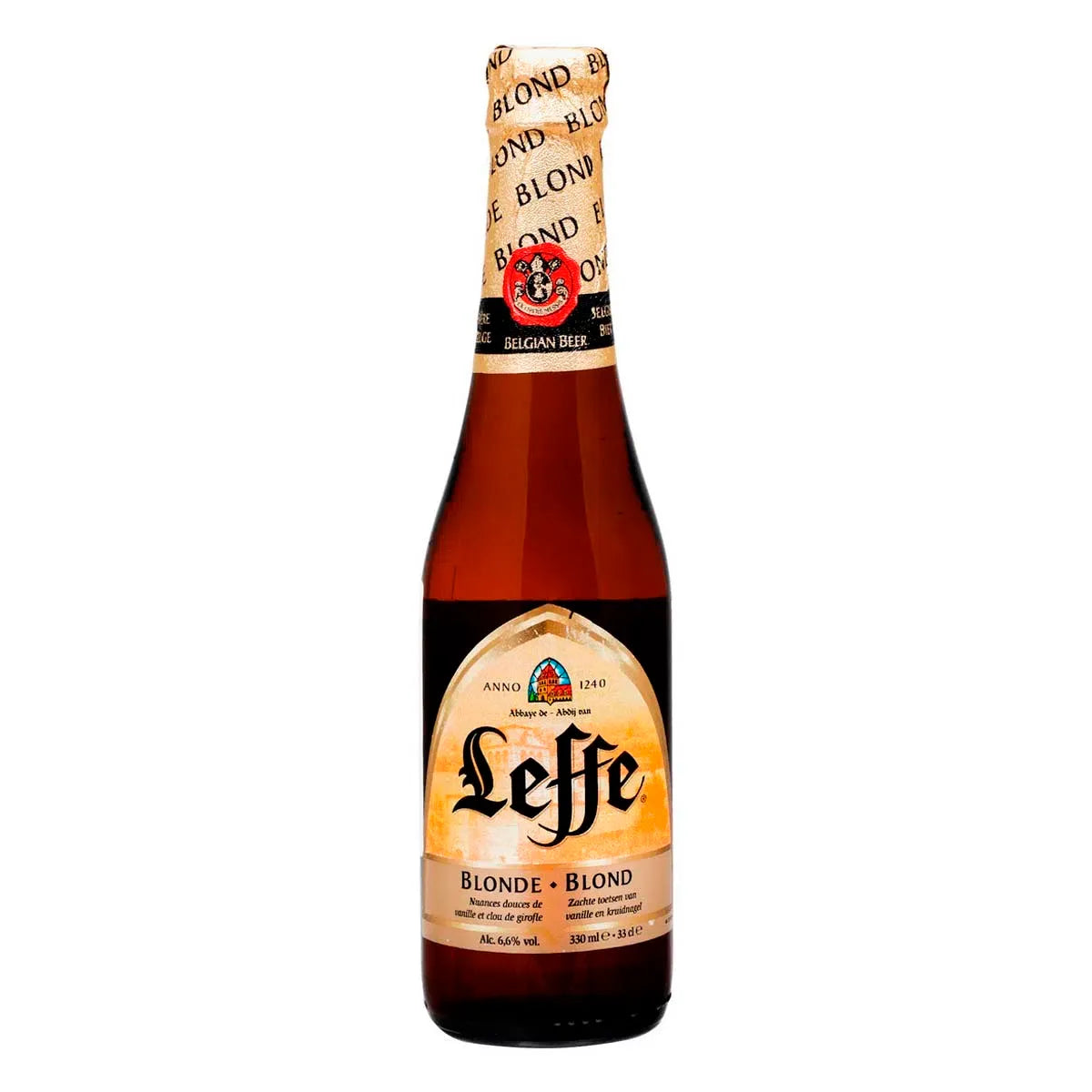 Cerveza Leffe Blonde Botella - 330 Ml