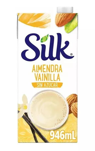 Leche Silk De Almendra Vainilla Sin Azucar Tetrapack - 946 Ml