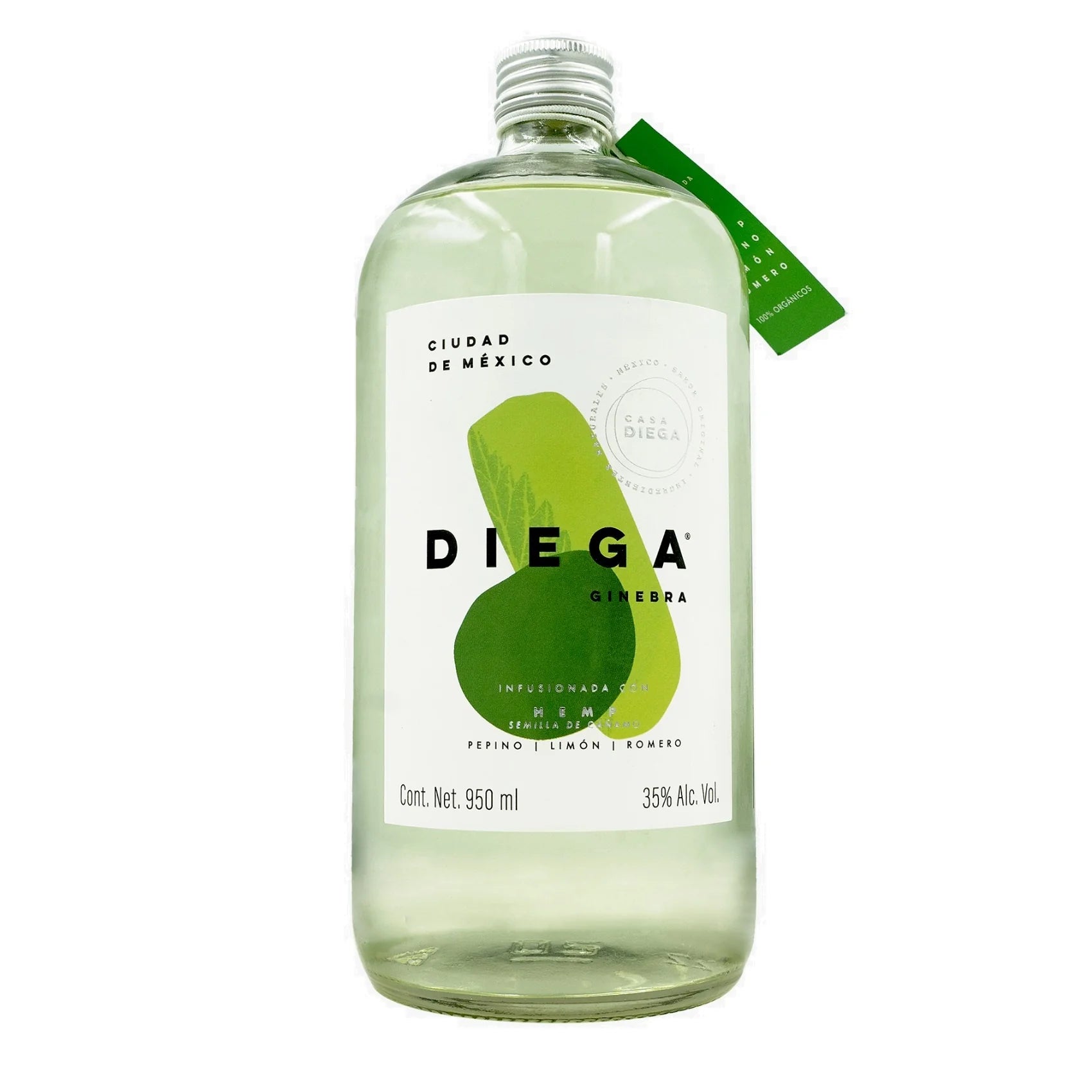 Gin. Diega Cucumber-Lemon-Rosemary - 950 Ml