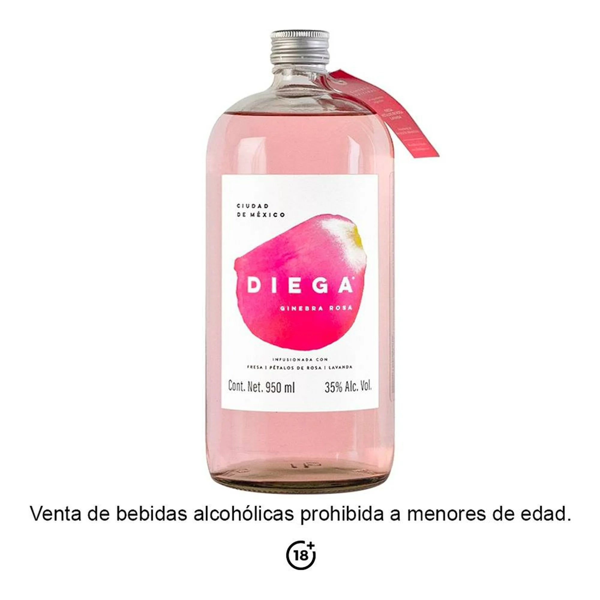 Gin. Diega Rosa - 950 Ml