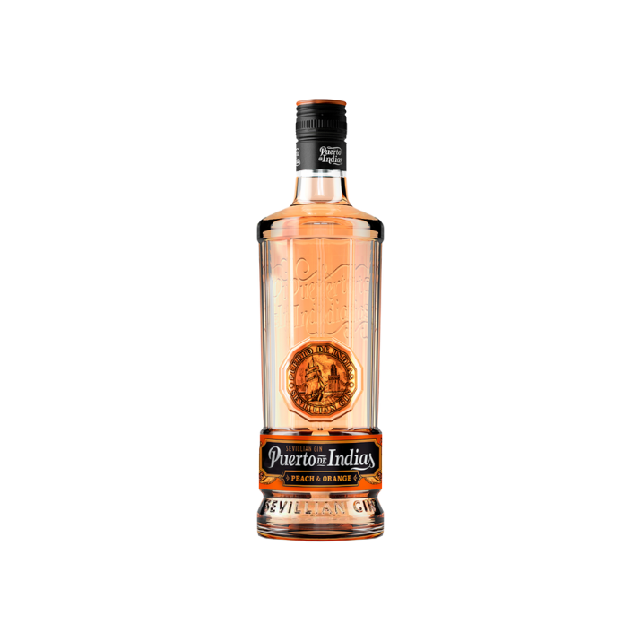 Gin. Puerto De Indias Peach & Orange - 750 Ml