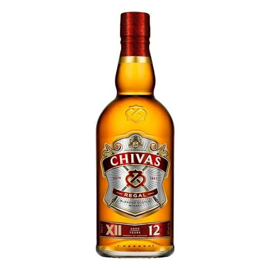 Wky. Chivas Regal 12 Años - 750 Ml