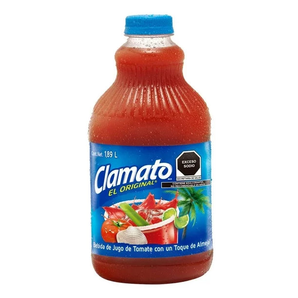 Jugo de Tomate Y Almeja Clamato El Original Pet - 1.8 L