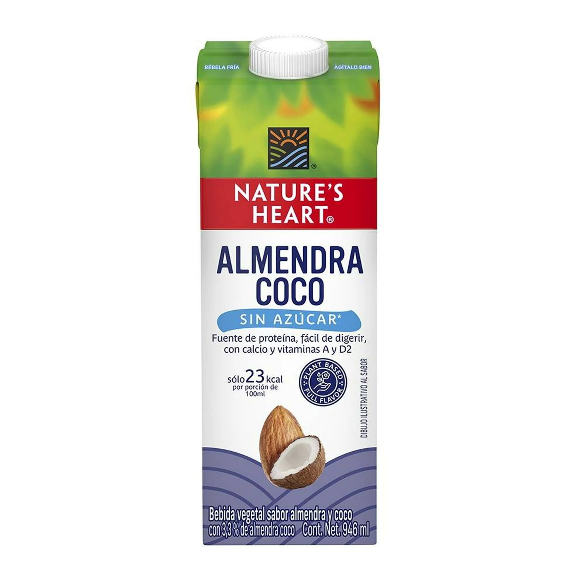 Leche Nature's Heart De Almendra Coco Tetrapack - 946 Ml