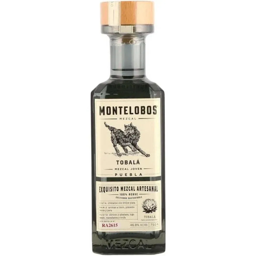 Mezcal Montelobos Joven 100% Tobala - 750 Ml