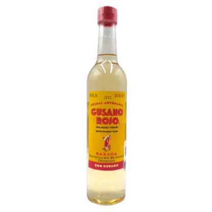 Red Worm Mezcal 100% Aboc Wood/Worm - 500 Ml