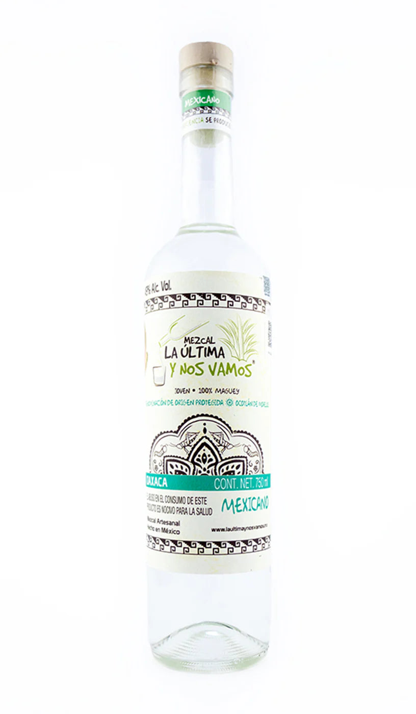 Mezcal La Ultima Y Nos Vamos Young 100% Mexican - 750 Ml