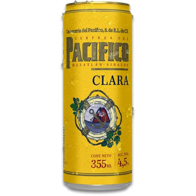 Cerveza Paci­fico Clara Lata - 355 Ml