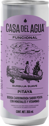 Agua Funcional Casa Del Agua Pitaya Lata - 355 Ml