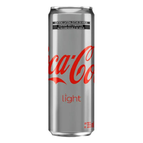 Coca-Cola Light Soft Drink Can - 355 Ml