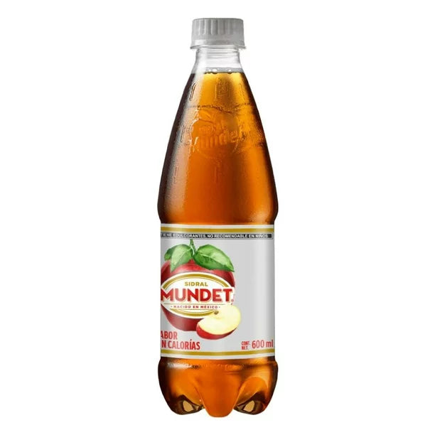 Sidral Mundet Light Soft Drink Bottle - 600 Ml