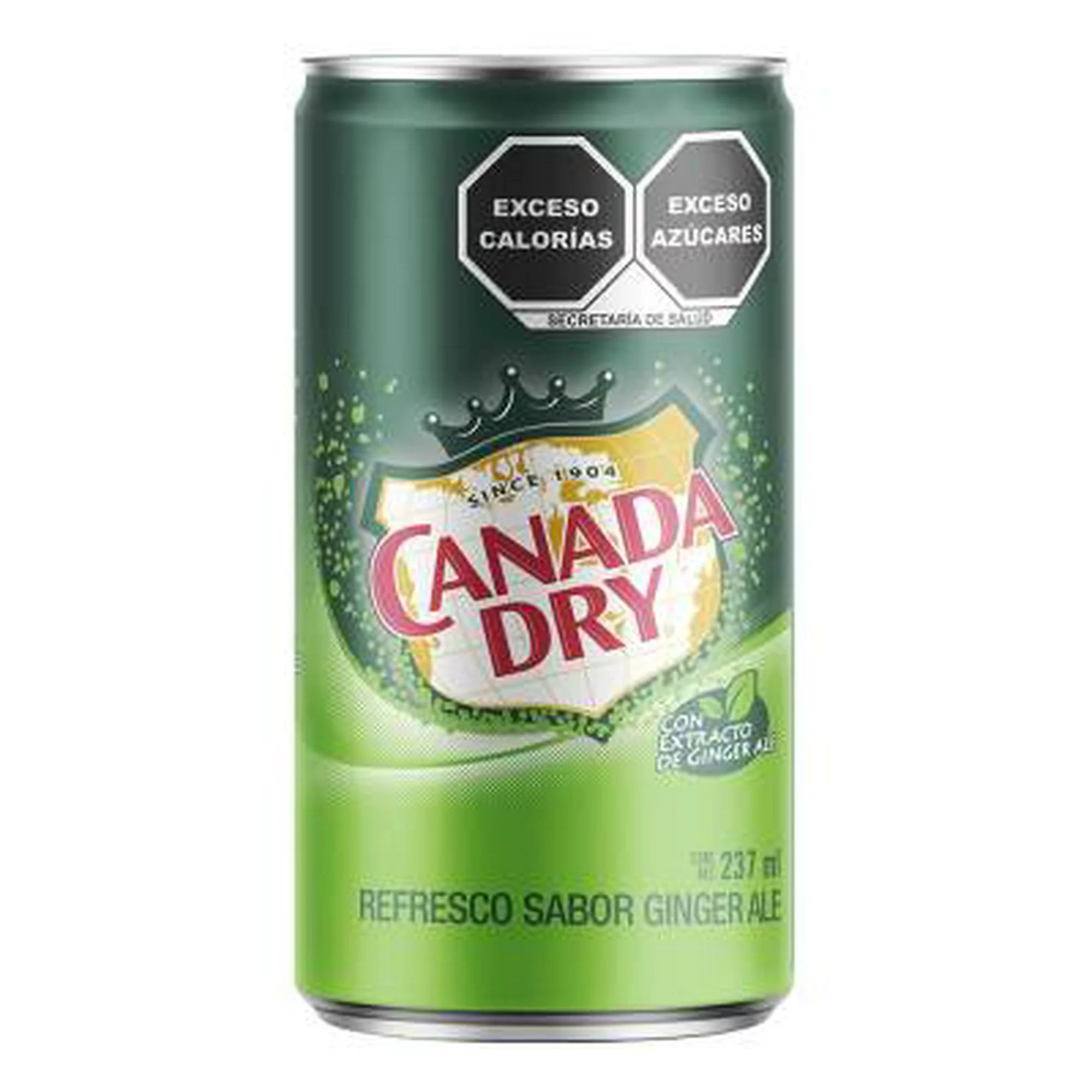 Refresco Canada Dry Sabor Ginger Ale Lata - 237 Ml