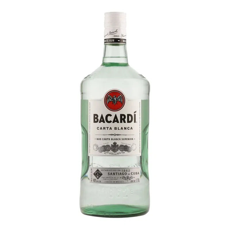 Bacardi White Nva Pres Rum - 1.75 L