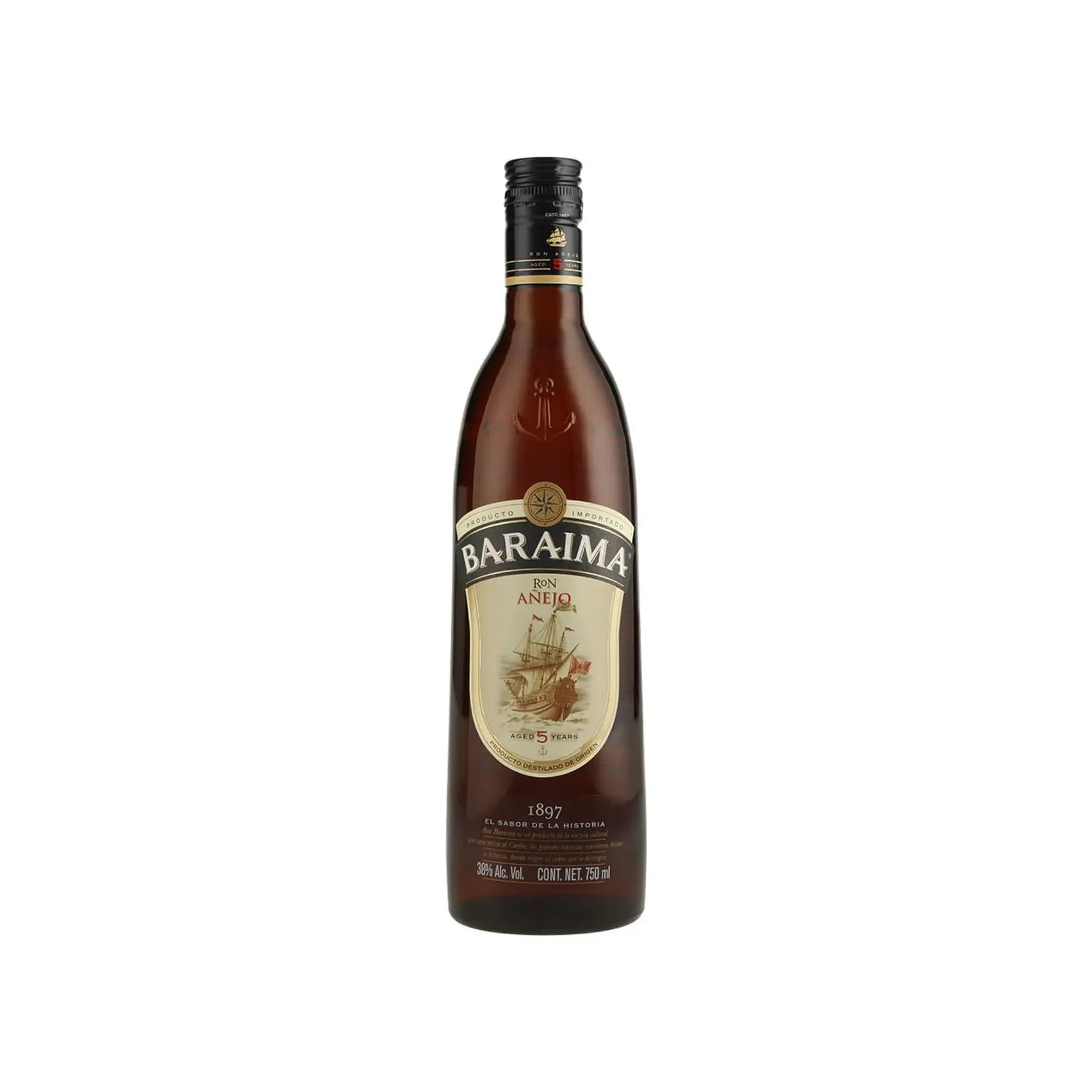 Ron Baraima Añejo 5 Años - 750 Ml