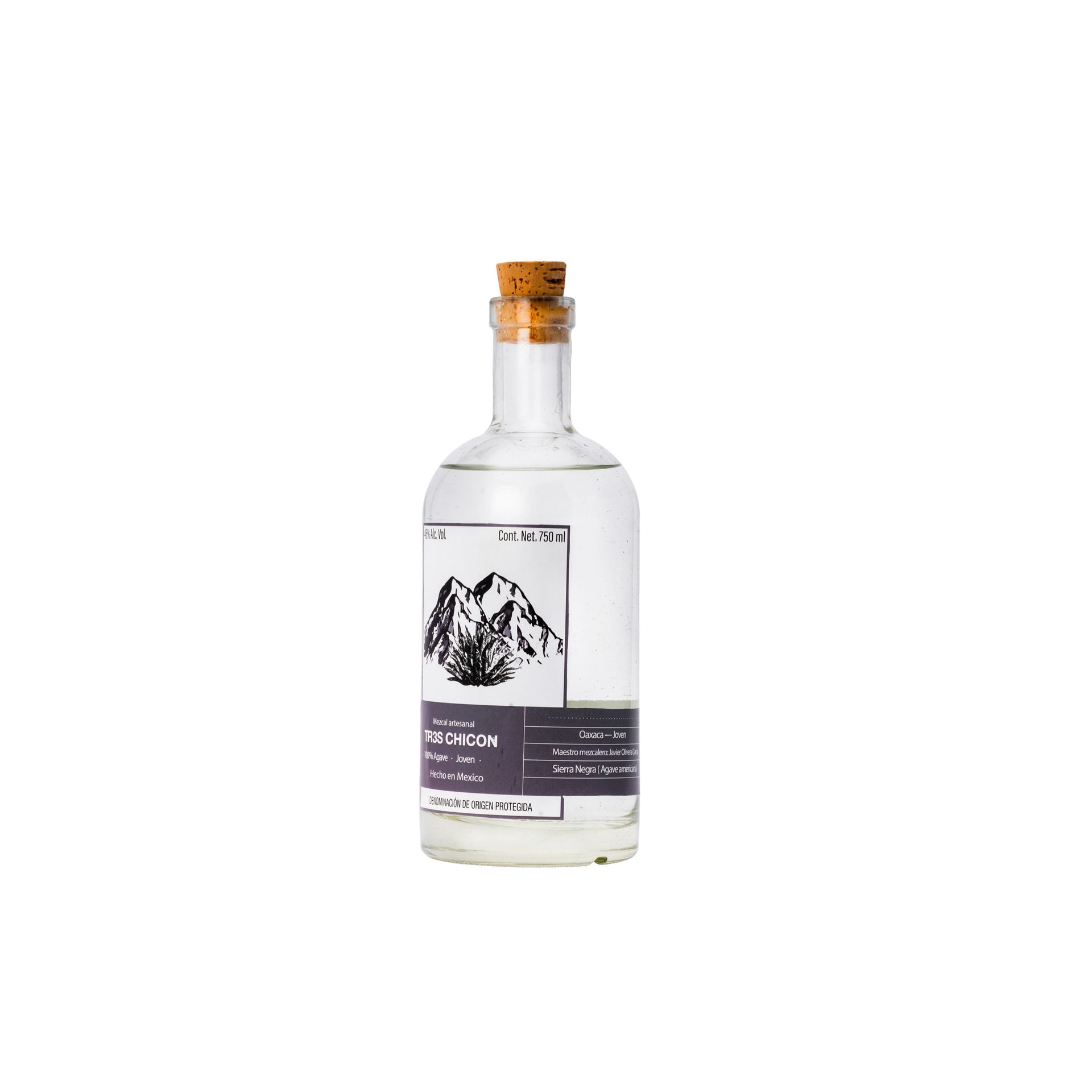 Mezcal Tr3s Chicon Sierra Negra - 750 Ml