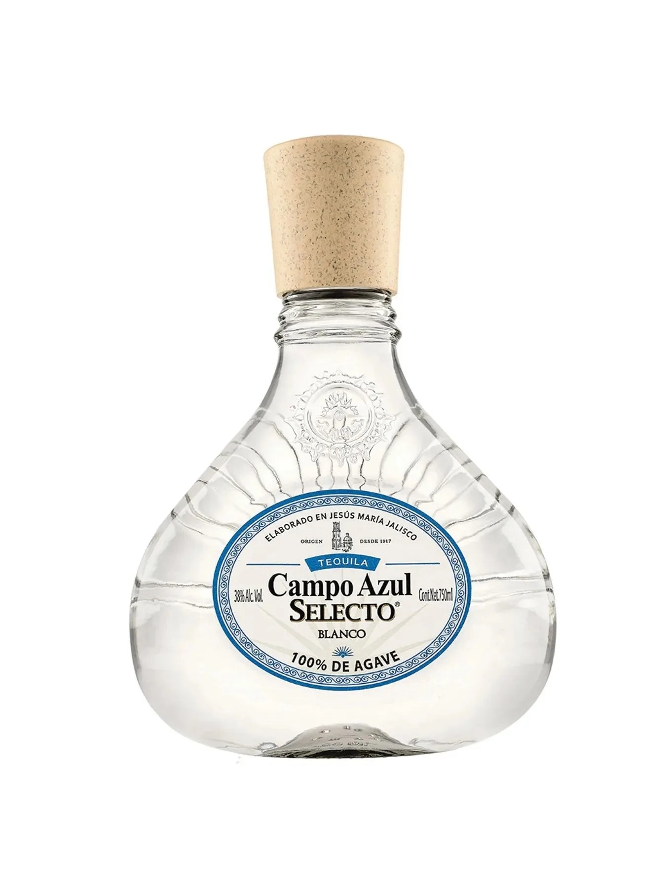 Teq. Campo Azul Selecto Blanco 100% - 750 Ml