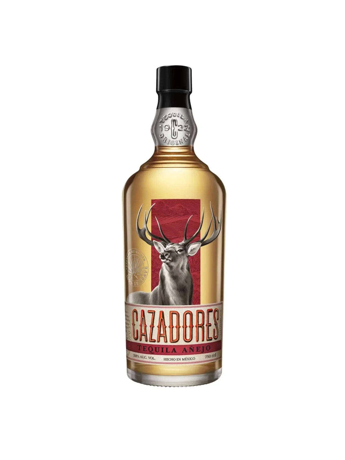 Teq. Cazadores Añejo 100% Nva Pres - 700 Ml