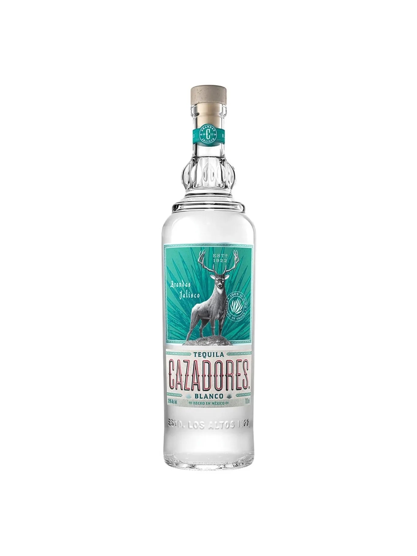 Teq. Cazadores Blanco 100% Nva Pres - 700 Ml