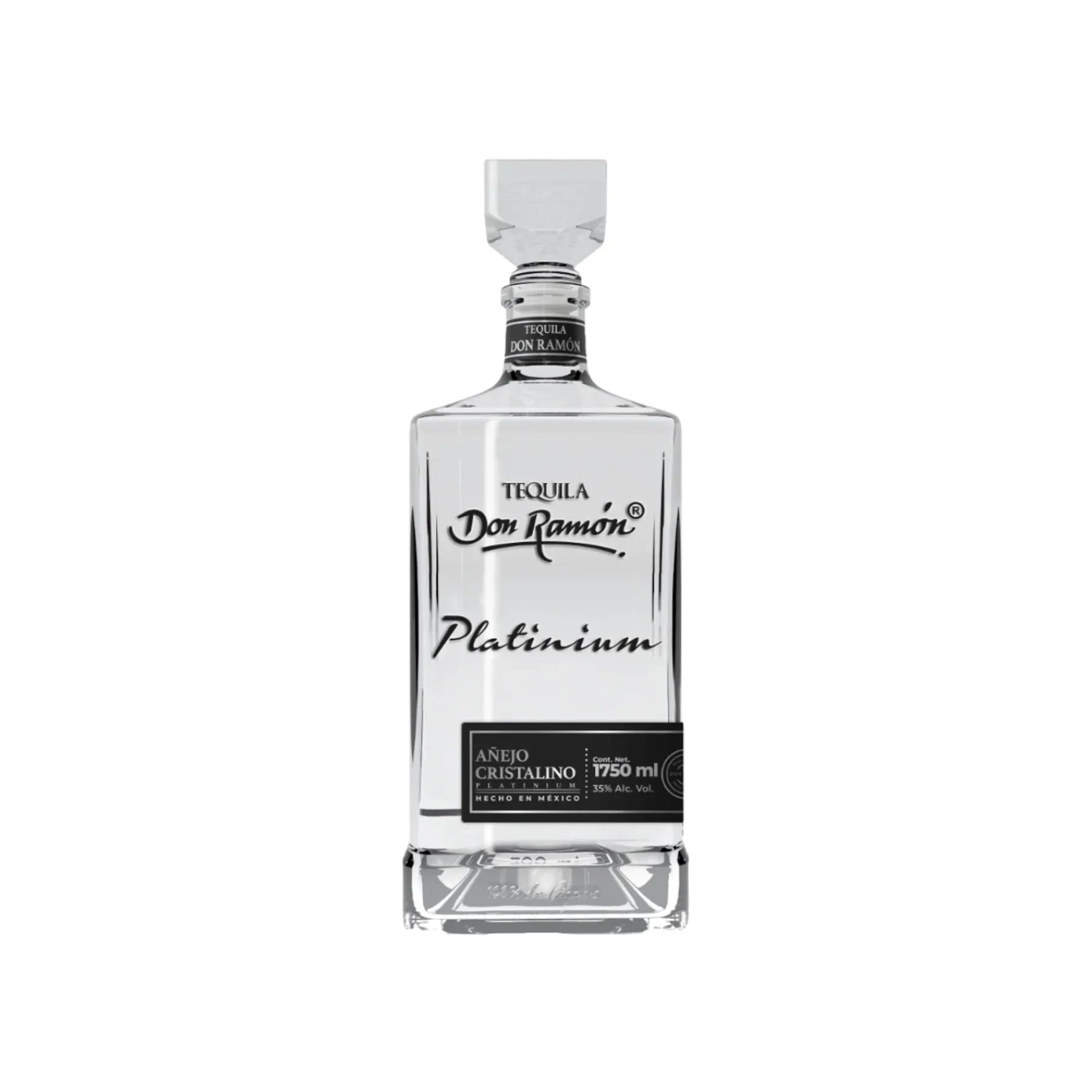 Teq. Don Ramon Platinium Añejo Cristalino 100% - 1.75 L