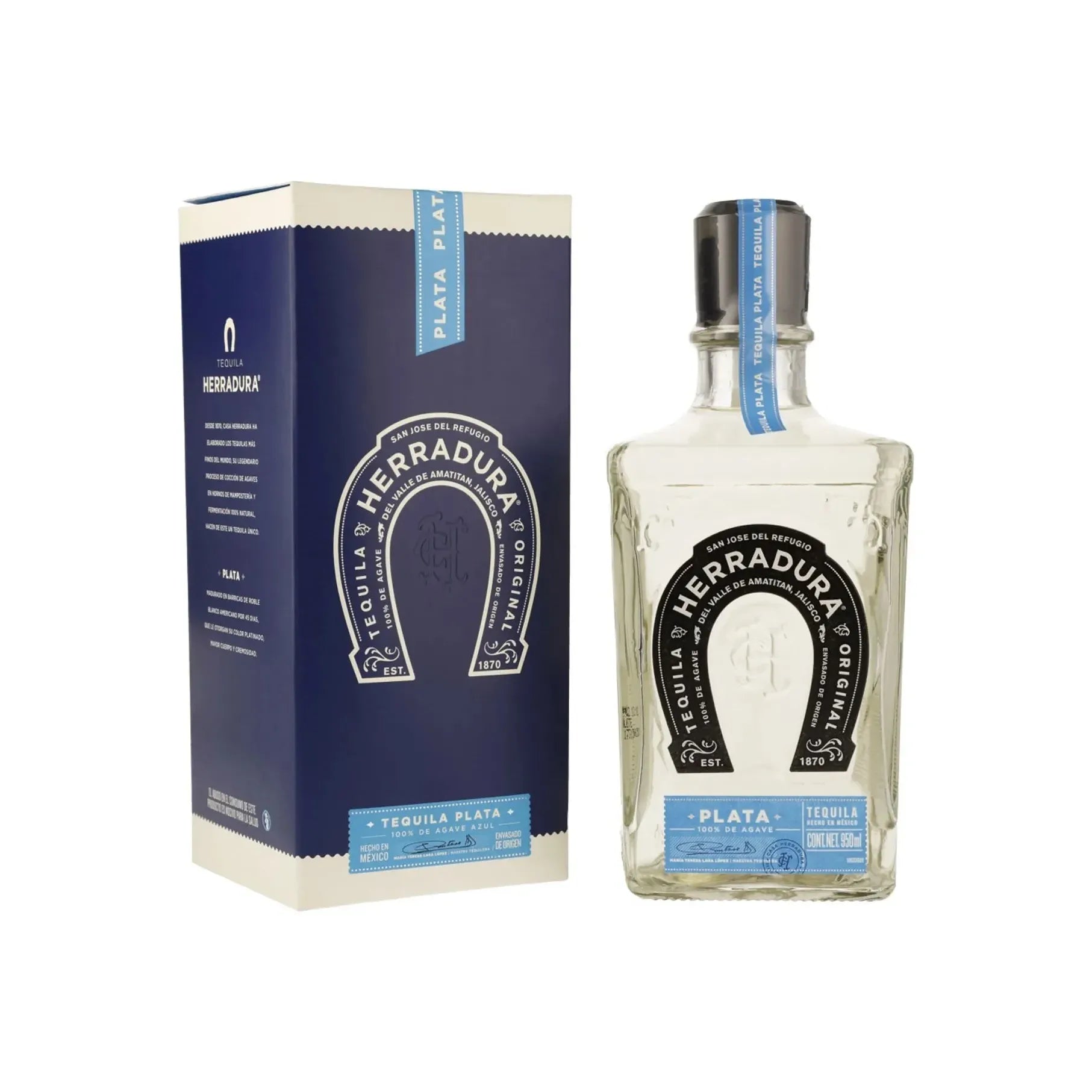 Teq. Herradura Plata 100% - 950 Ml