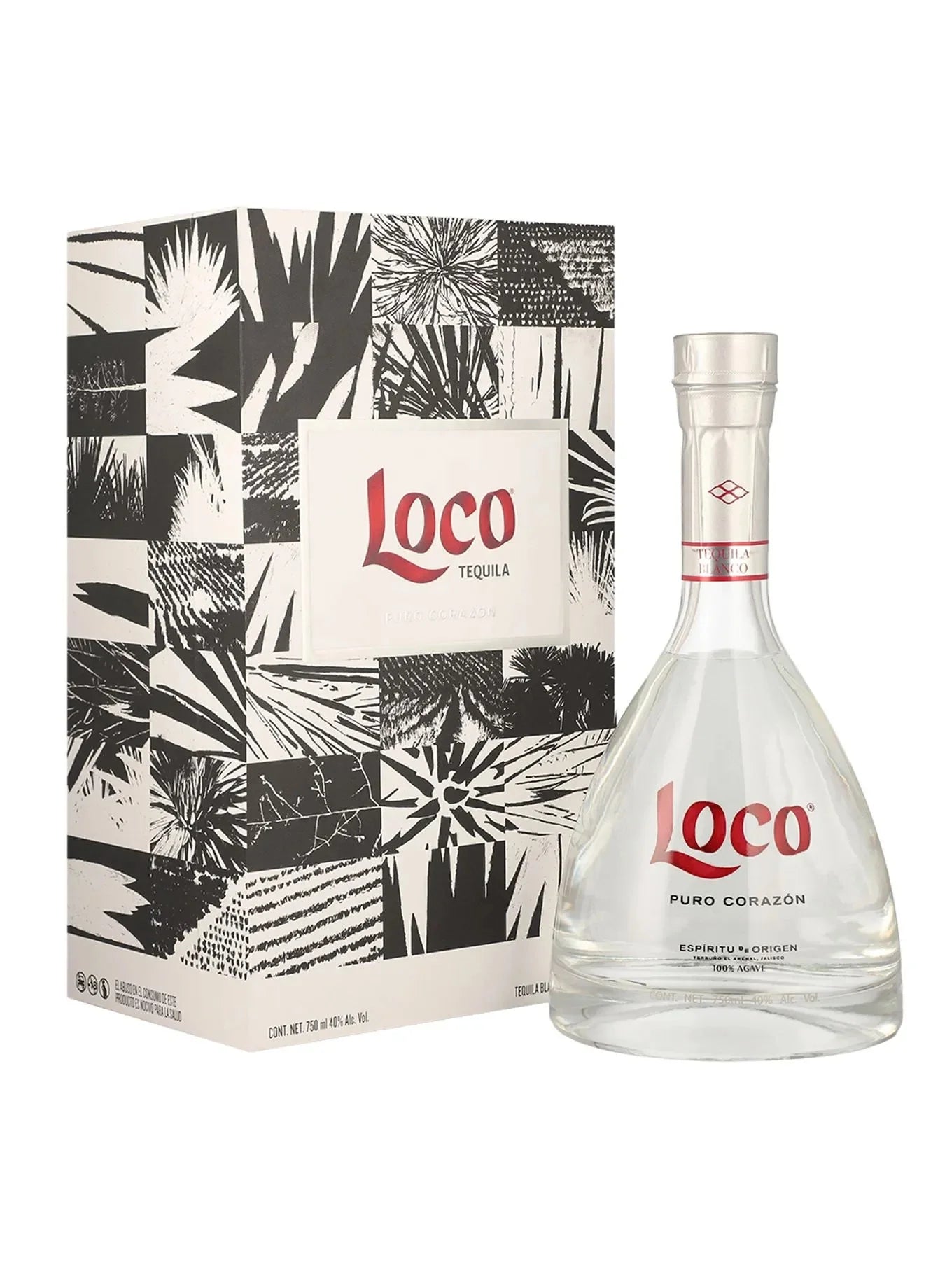 Teq. Loco Blanco Puro Corazon 100% - 750 Ml