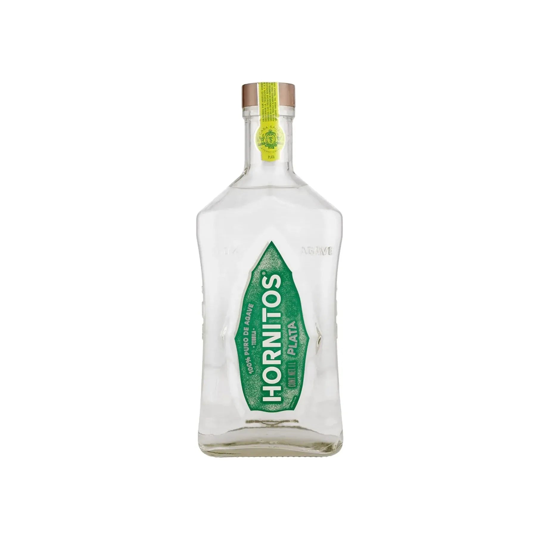 Teq. Sauza Hornitos Plata 100% - 1 L