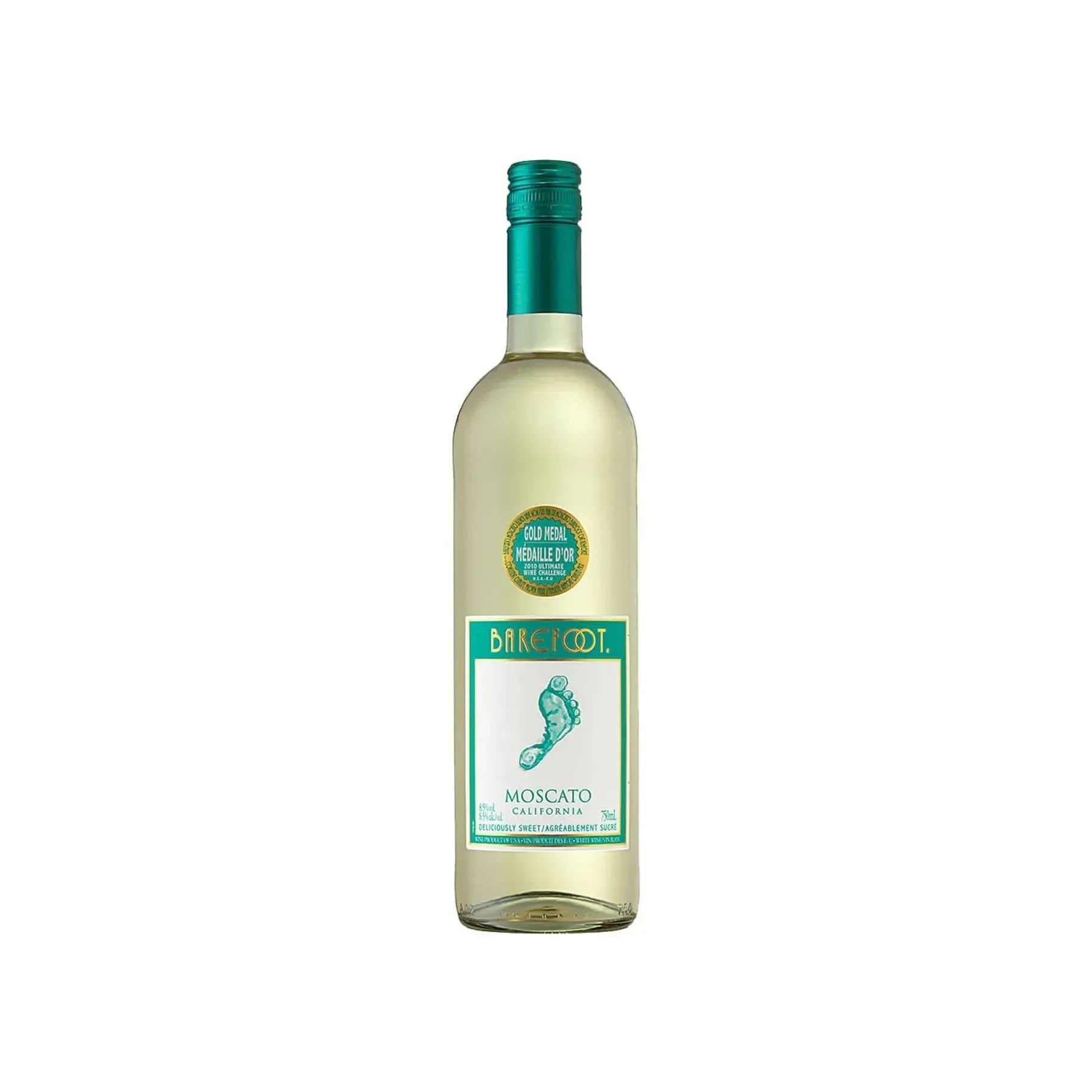 Vino Blanco Barefoot Moscato - 750 Ml