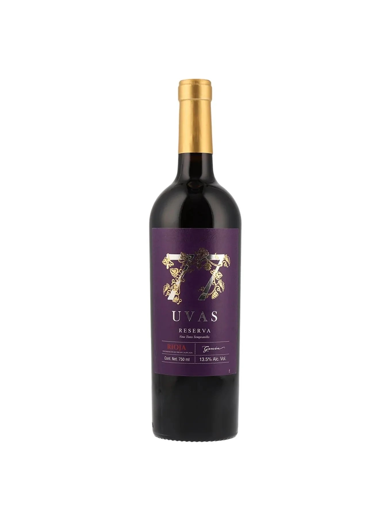 V.T. 77 Uvas Tempranillo Reserva (13.5º) - 750 Ml