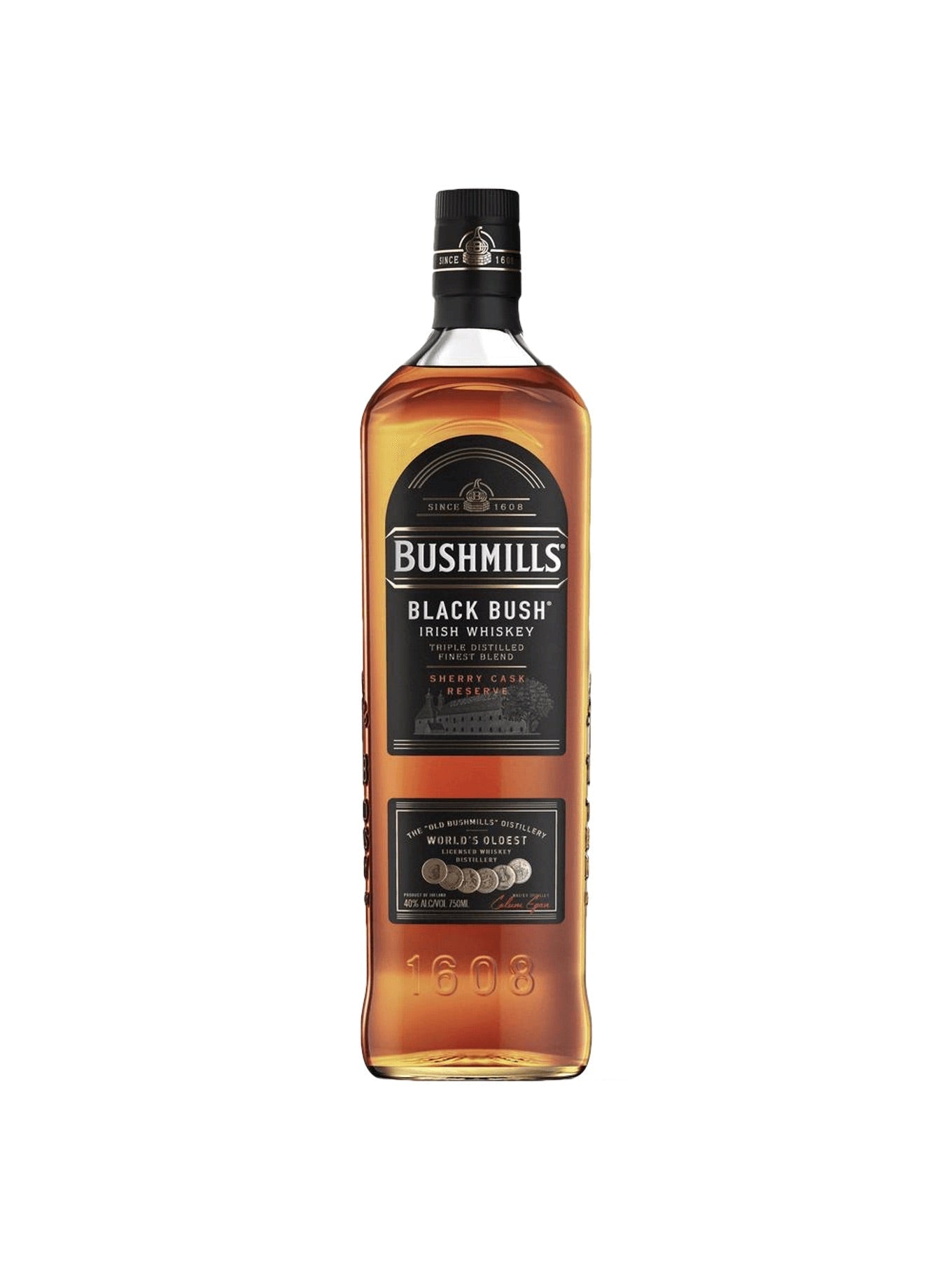 Wkey. Bushmills Black Bush - 750 Ml