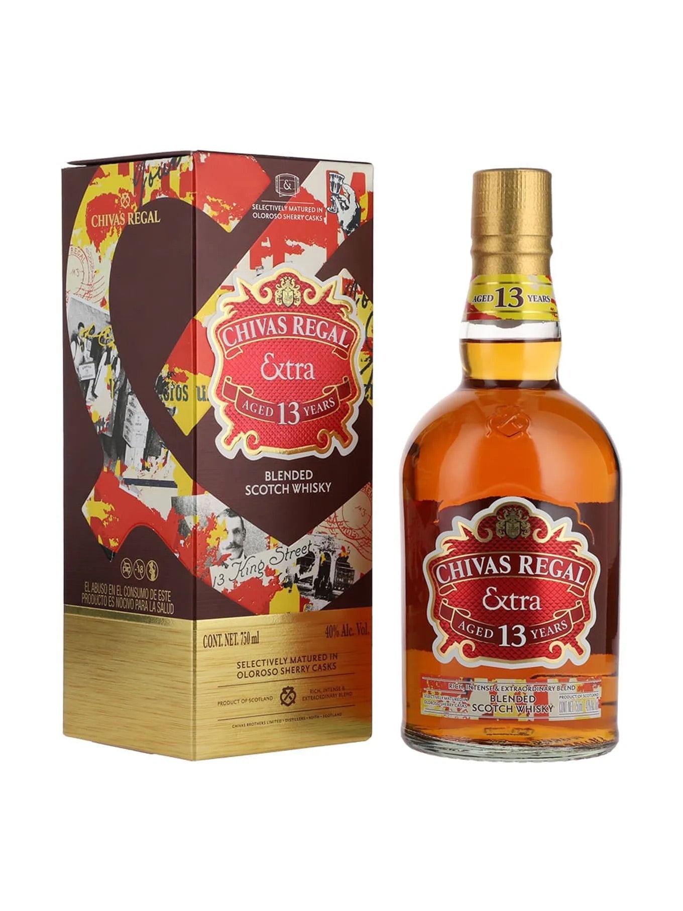 Wky. Chivas Regal Extra 13A Sherry - 750 Ml
