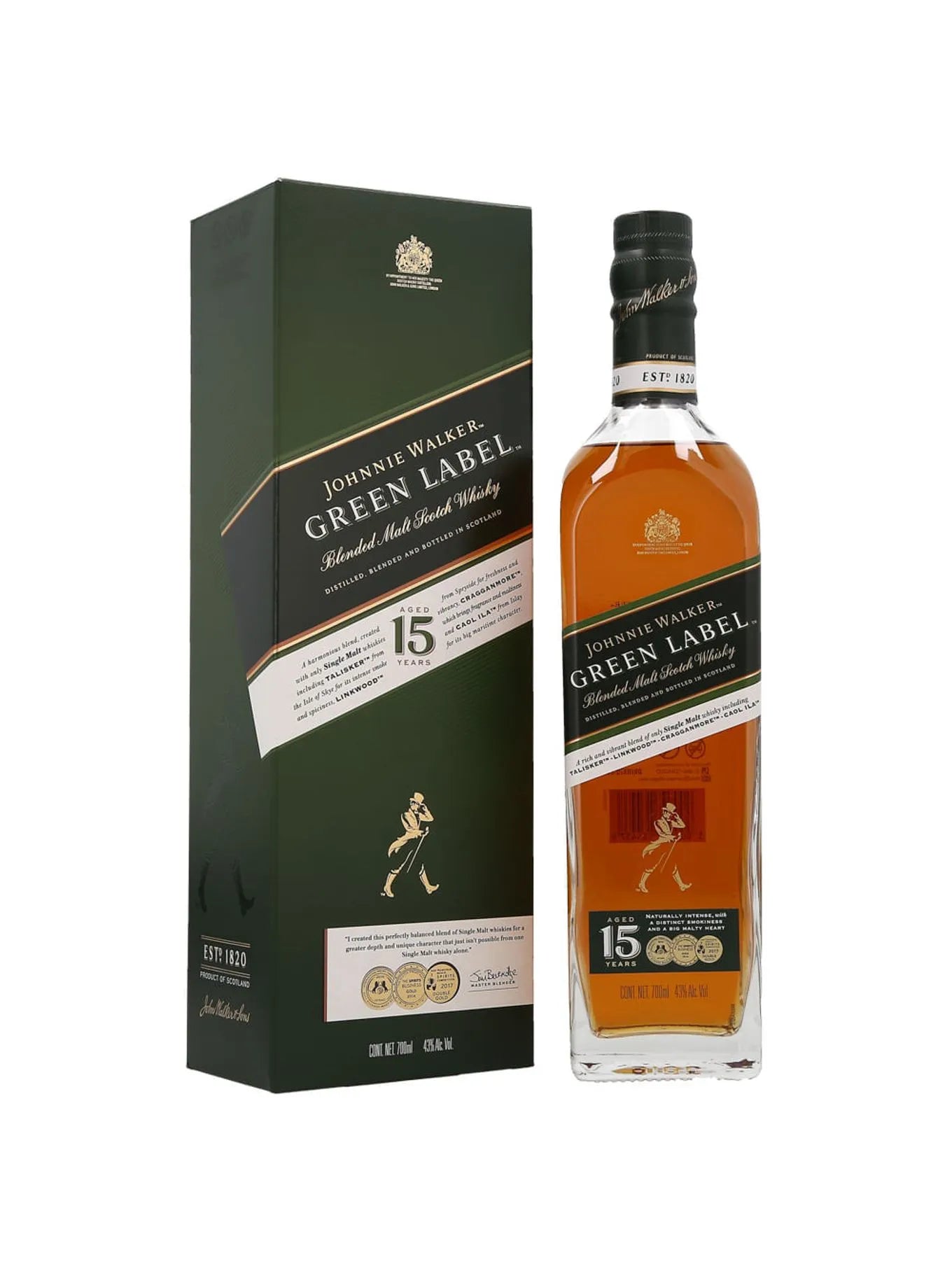 Wky. J. Walker Green 15 Years - 700 Ml