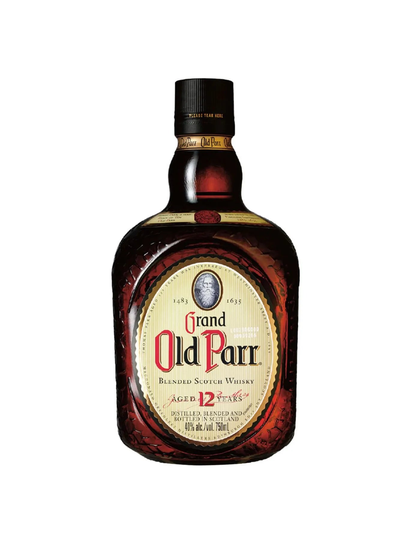 Wky. Old Parr 12 Años - 750 Ml