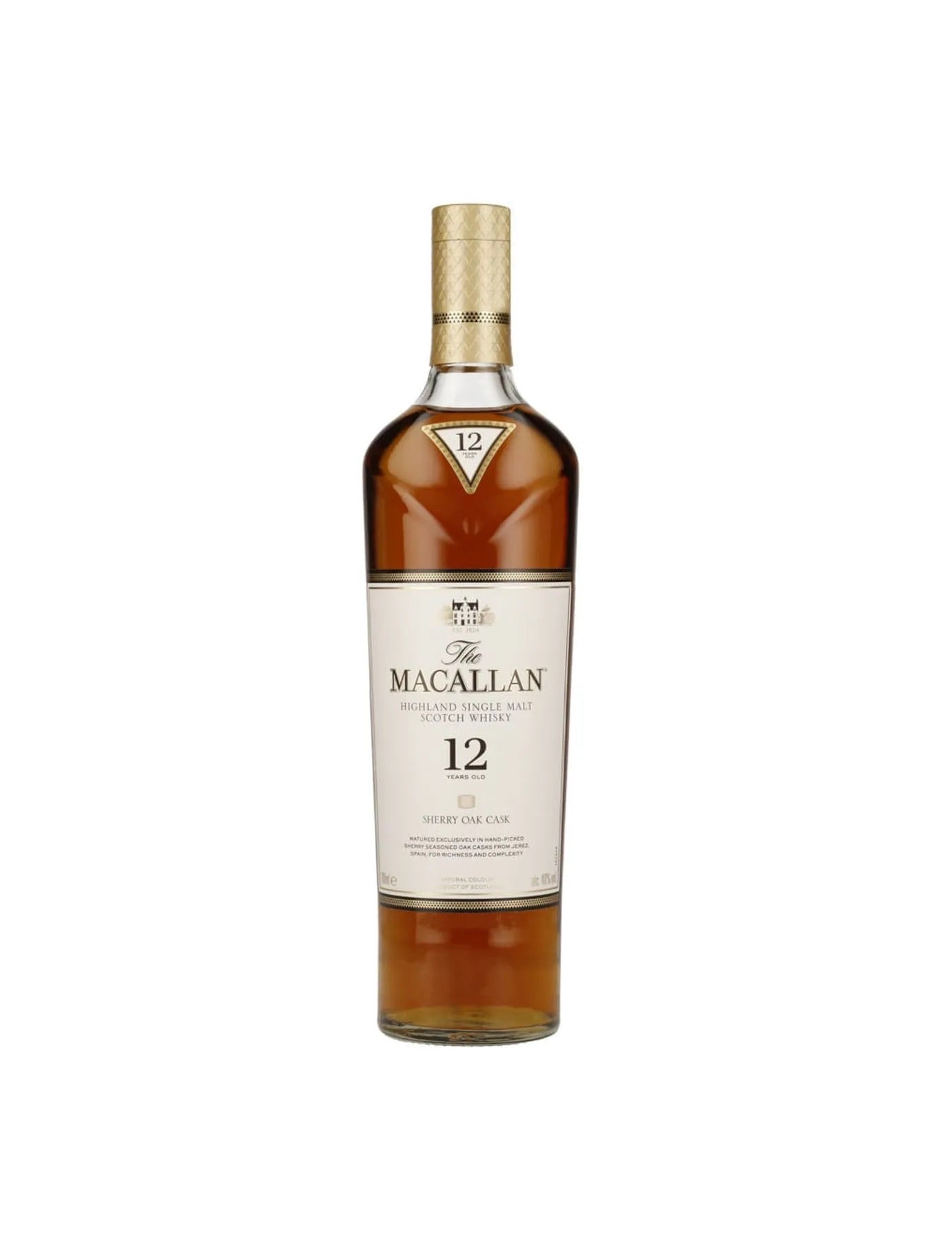 Wky. The Macallan 12 Años Sherry Oak Cask - 700 Ml