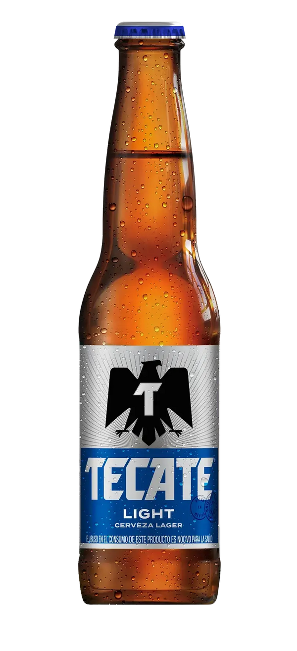 Cerveza Tecate Light Vidrio - 355 Ml