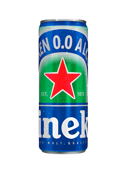 Bebida de Malta sin Alcohol Heineken 0.0 Lata - 355 Ml
