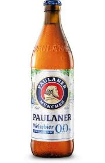 Cerveza Paulaner Weissbier 0.0 Vidrio - 500 Ml