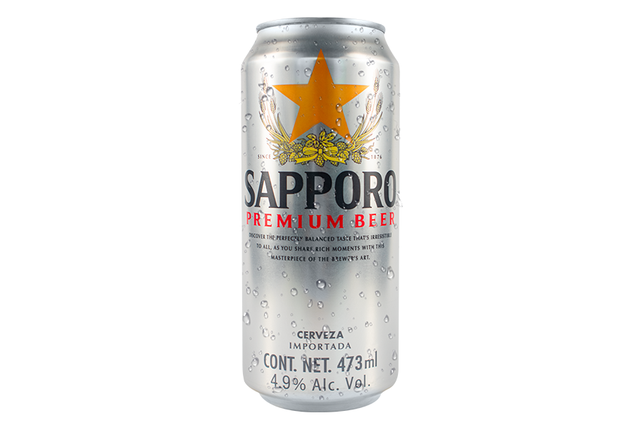 Cerveza Sapporo Beer Premium Lata - 473 Ml