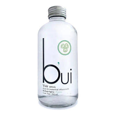 Agua Mineral Bui Infusiones Pepino Vidrio - 290 Ml