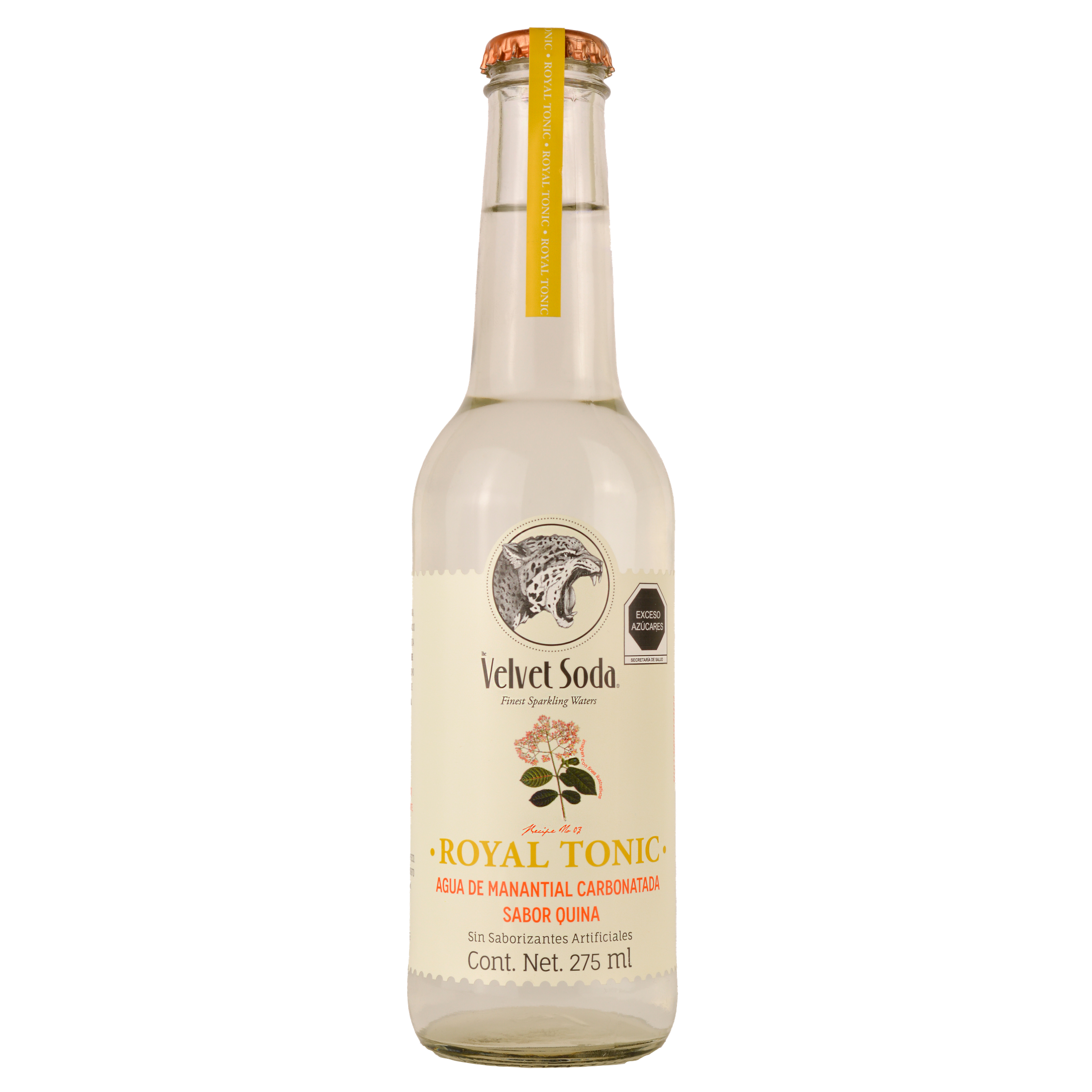 Agua Tonica Velvet Soda Royal Tonic Vidrio - 275 Ml